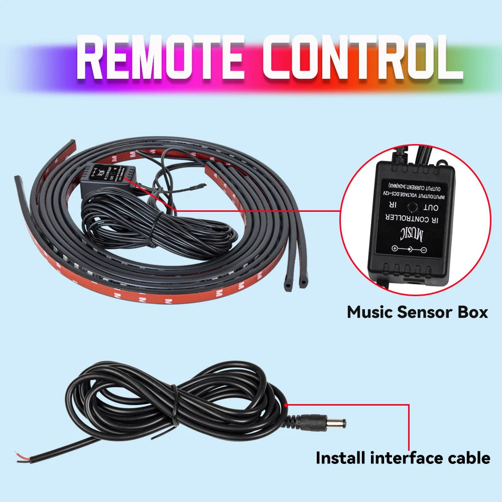StreetNova™ Underglow Strip Light Kit