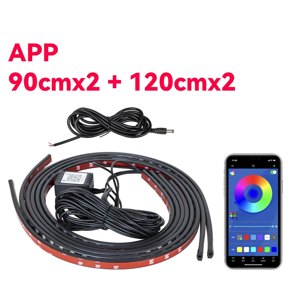 StreetNova™ Underglow Strip Light Kit